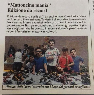 Mattoncinomania - edizione 2017