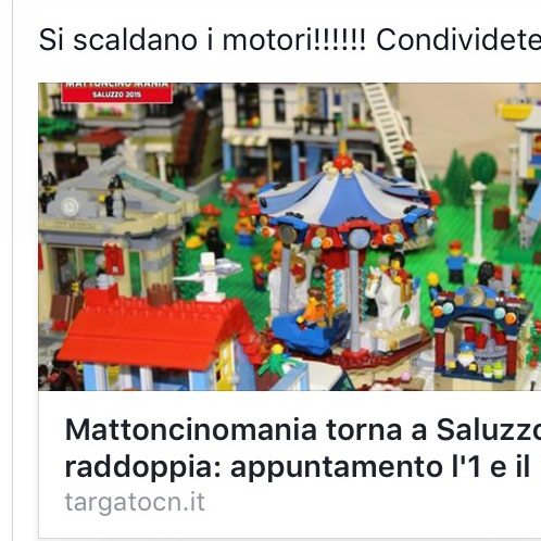 Mattoncinomania - edizione 2016